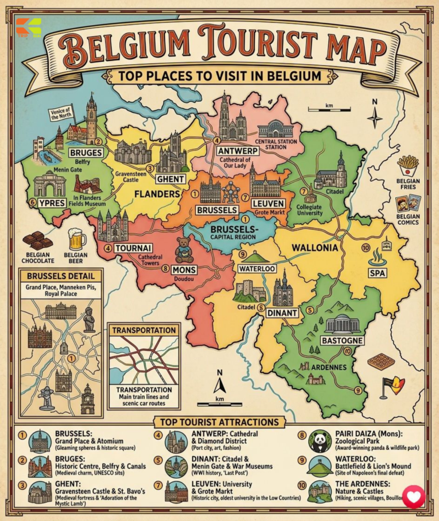 Belgium Travel Guide: Brussels, Bruges & Ghent belgium
