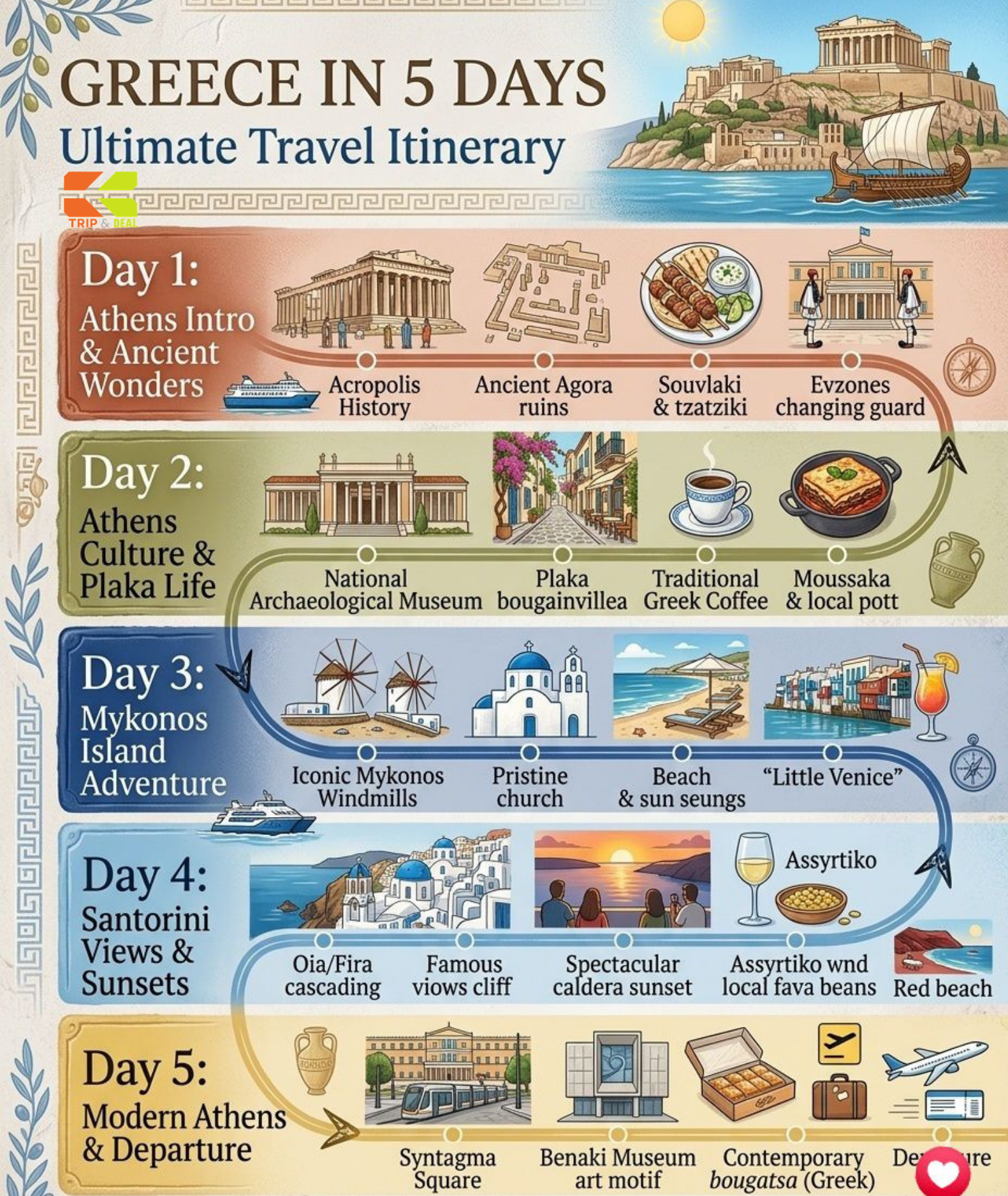Greece Travel Guide: Athens, Islands & Ancient History Greece day-by-day itinerary
