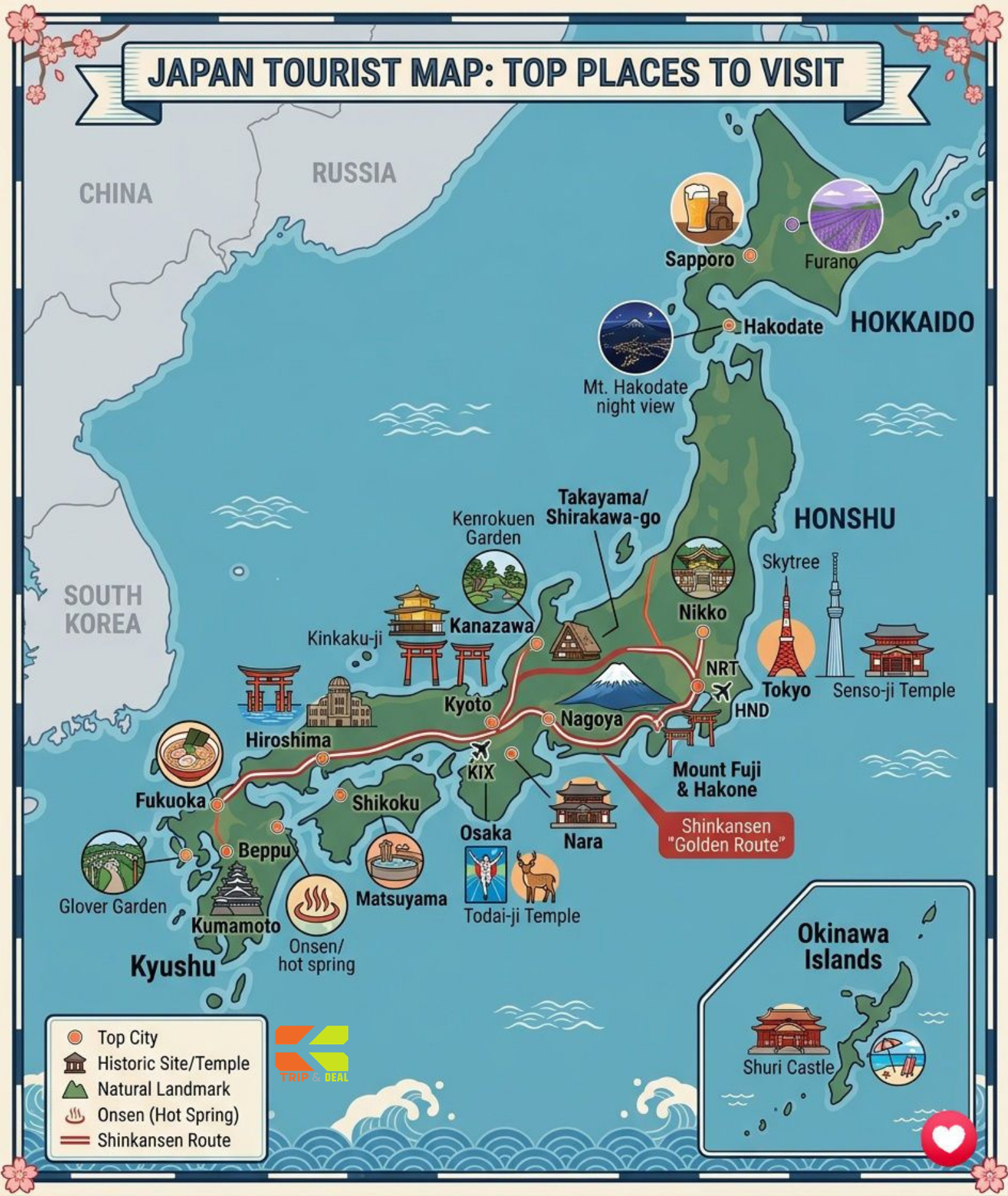 Japan Travel Guide: Cities, Culture & the Bullet Train Japan tourist map regions