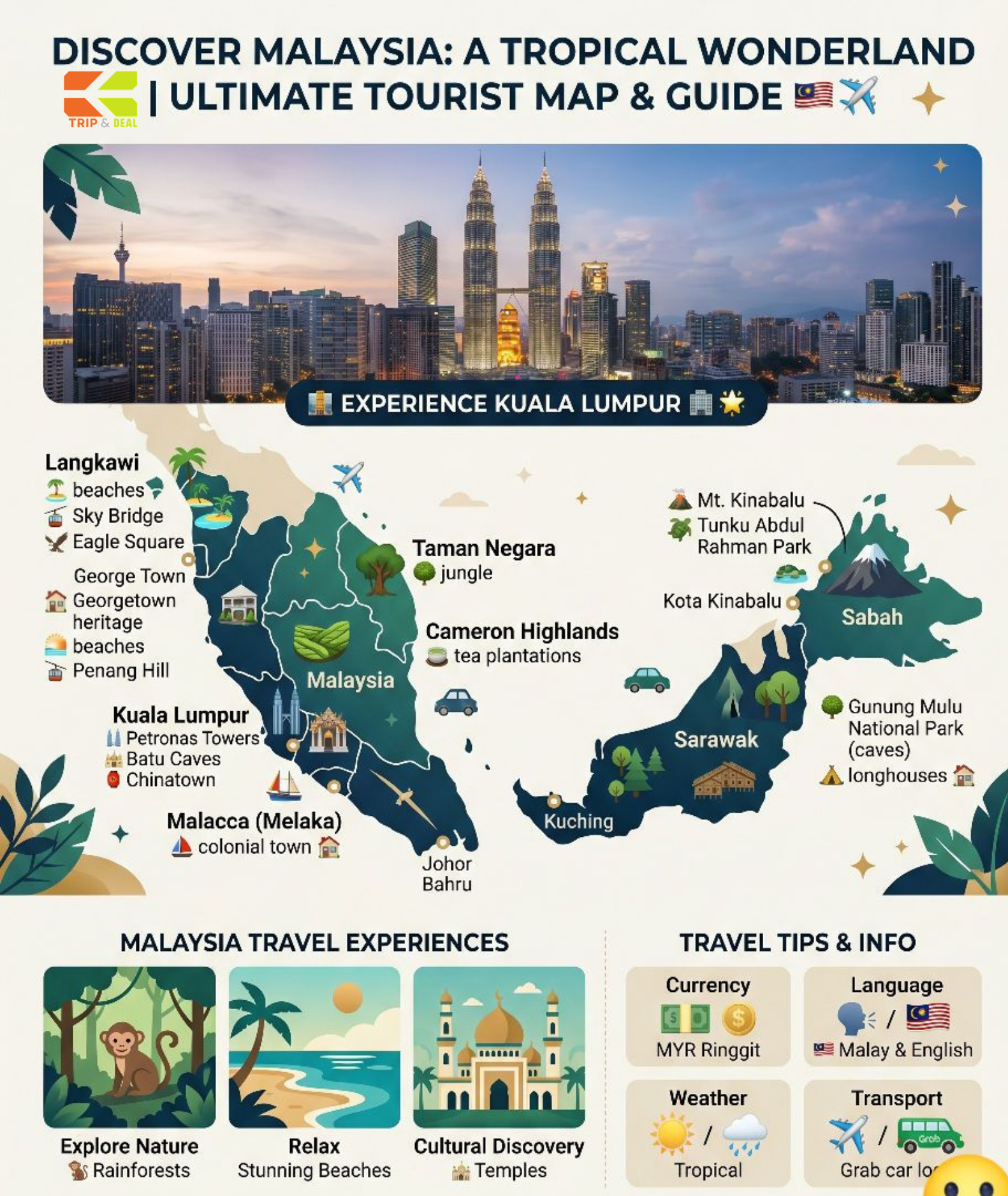 Discover Malaysia tropical wonderland