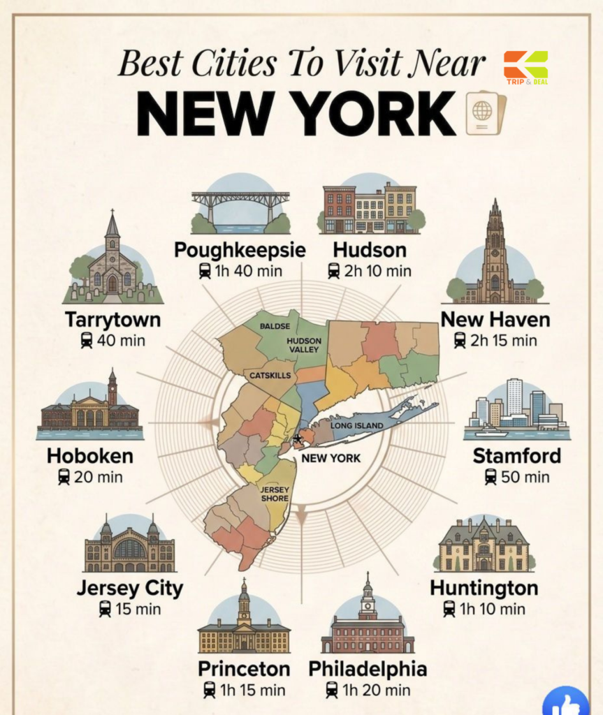 New York Travel Guide: The City & Nearby Escapes new york near cities