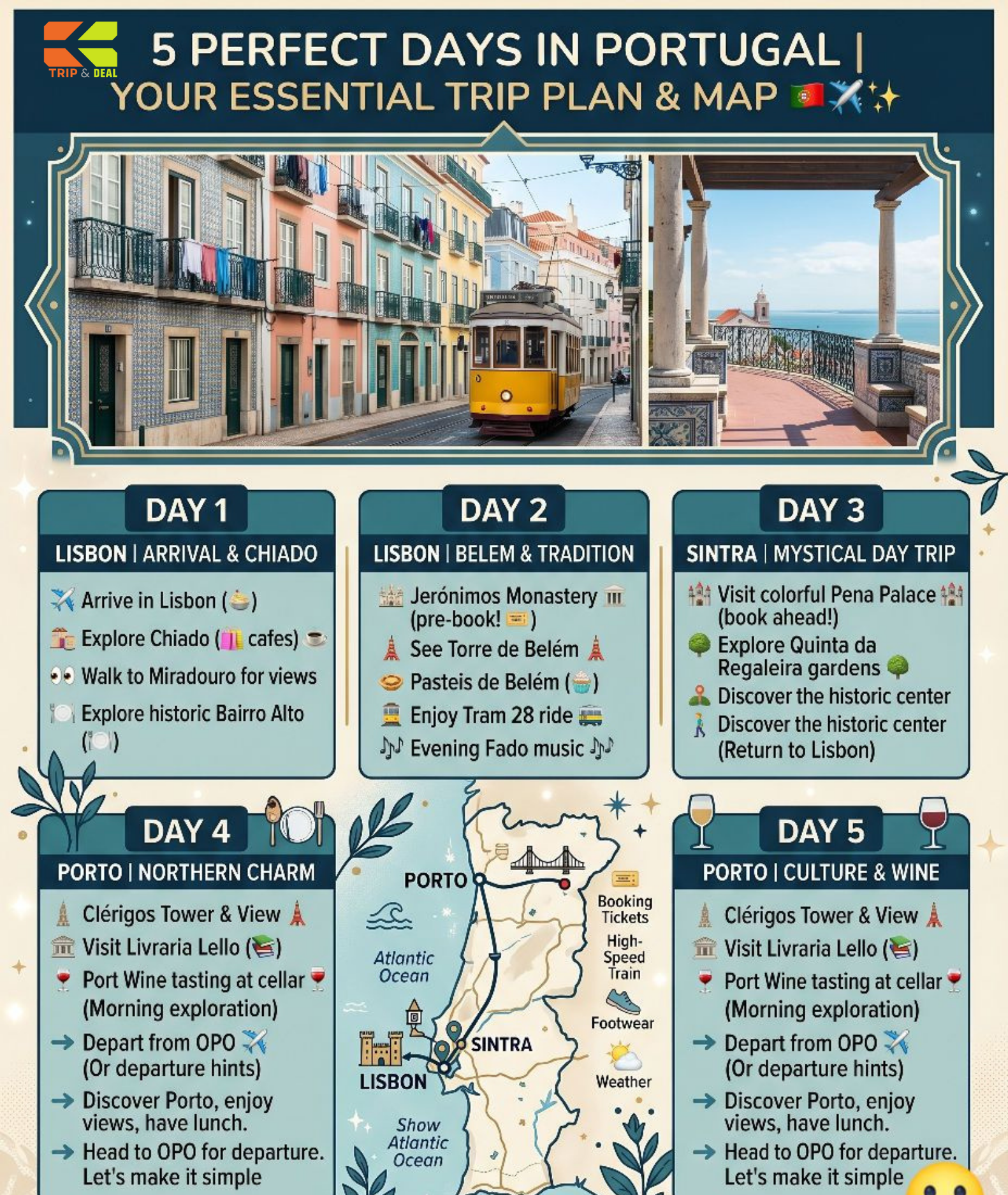Portugal Travel Guide: Lisbon, Porto & the Coast Portugal day-by-day itinerary