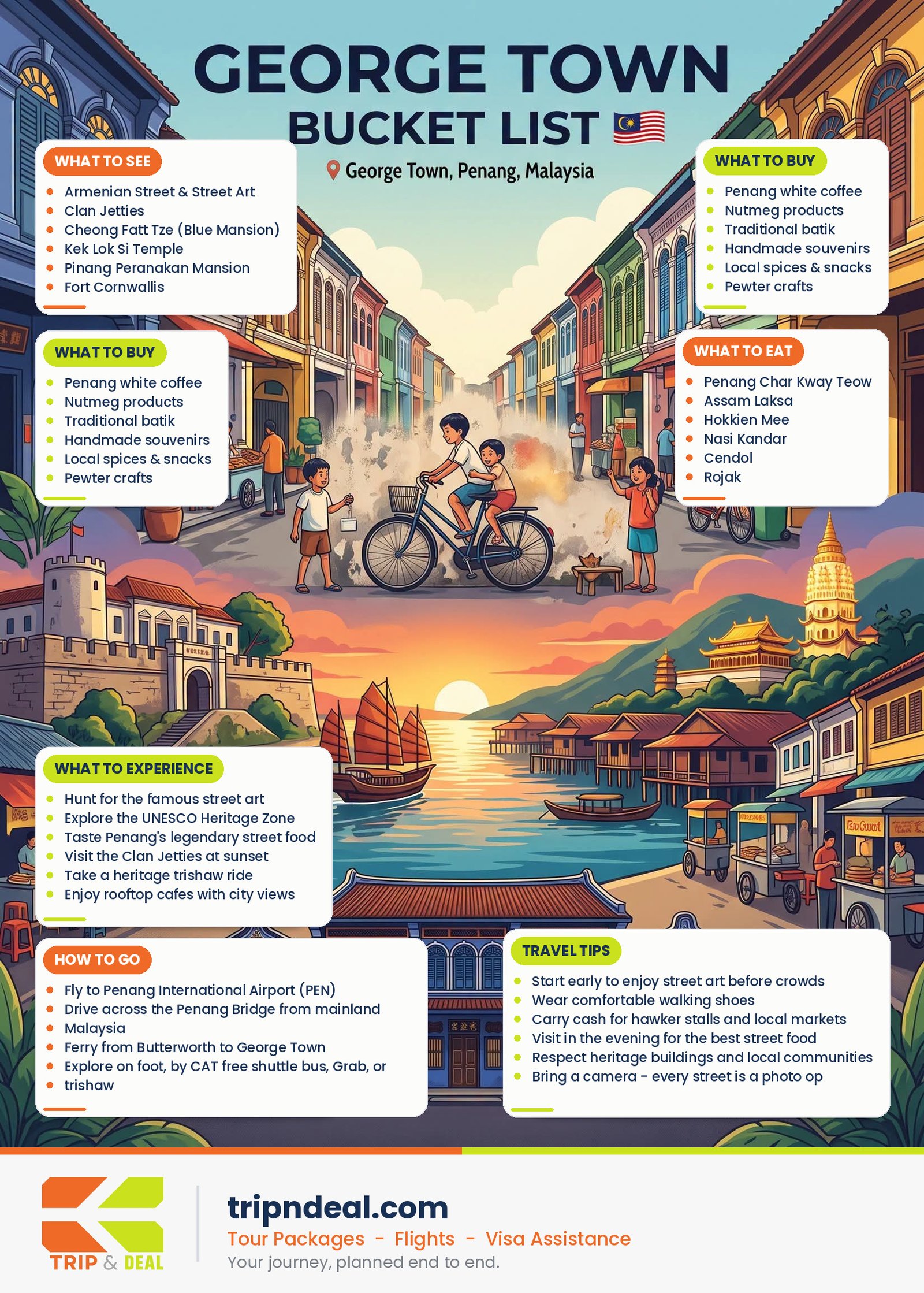George Town Bucket List