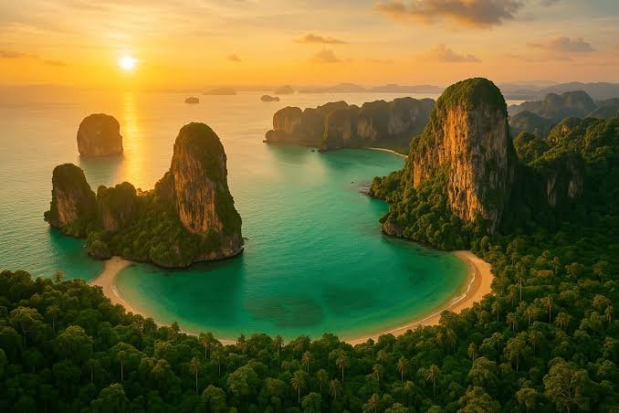 Tour Packages Krabi — Sunset over the islands